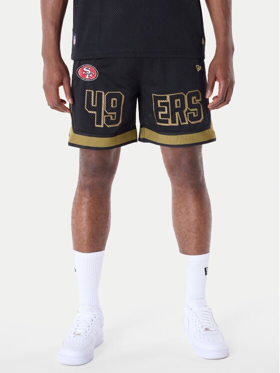 New Era Спортни шорти NFL Saf49E Graphic 60596398 Черен Regular Fit