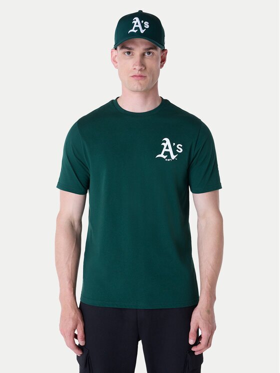 New Era Тишърт Oakland Athletics MLB Pennant Graphic 60596214 Regular Fit