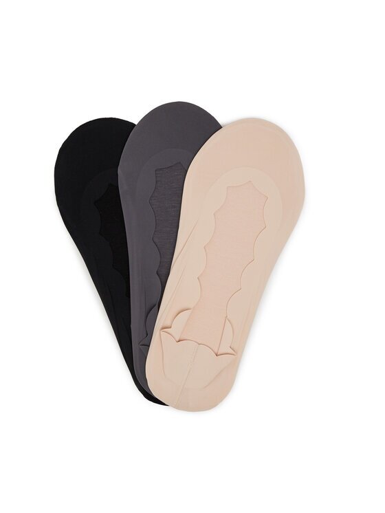 NINE WEST Чорапи тип терлици LA_NW_4WB_009_SS25 (3-PACK) BKACK/MIX
