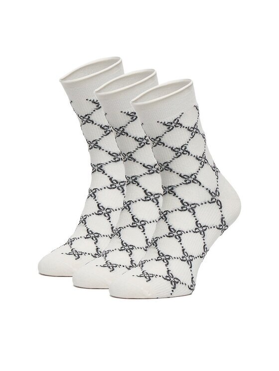 NINE WEST Дълги чорапи CEO_BR_NW_Silver_01_Z_AW25 (3 PACK)