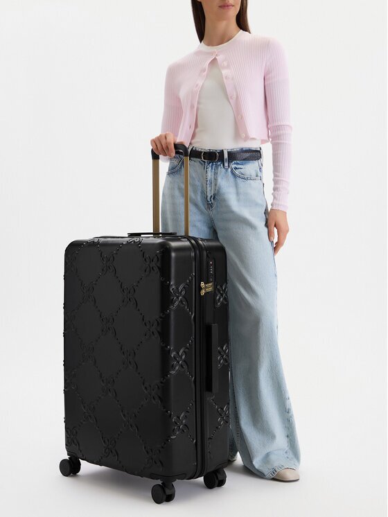 NINE WEST Голям куфар CEO-NW-L-005-09 BLACK