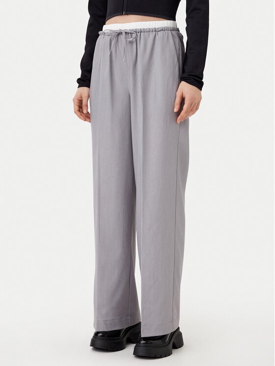Noisy May Текстилни панталони Alva 27033258 Straight Fit
