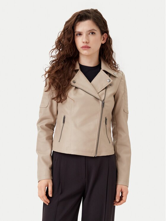 Noisy May Яке от имитация на кожа Rebel 27000741 Slim Fit