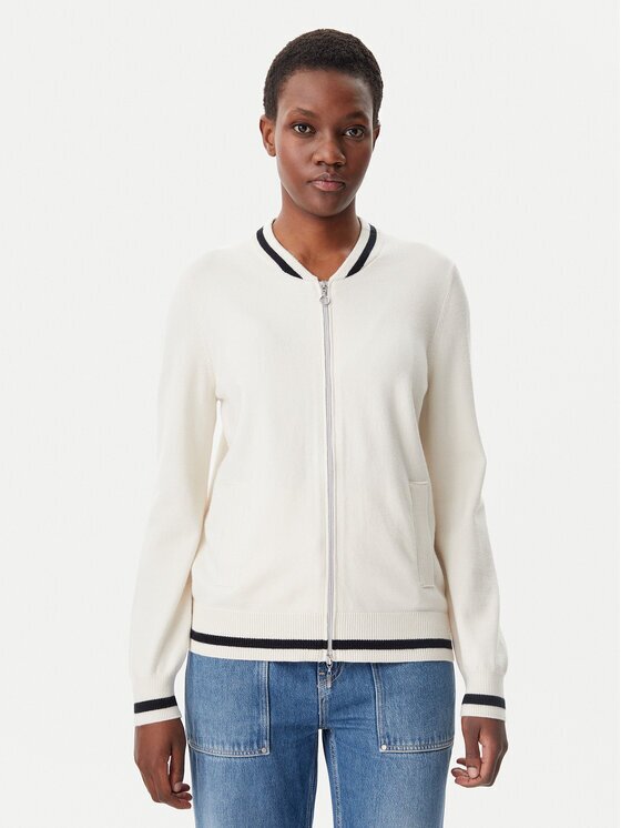 Olsen Кардиган 11004538 Екрю Regular Fit