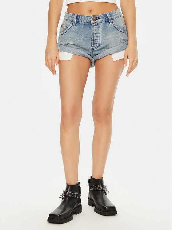 One Teaspoon Дънкови шорти Bandits 26747 Regular Fit