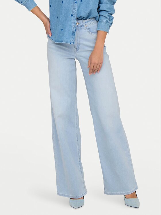 Only Дънки Madison 15338289 Светлосиньо Wide Leg