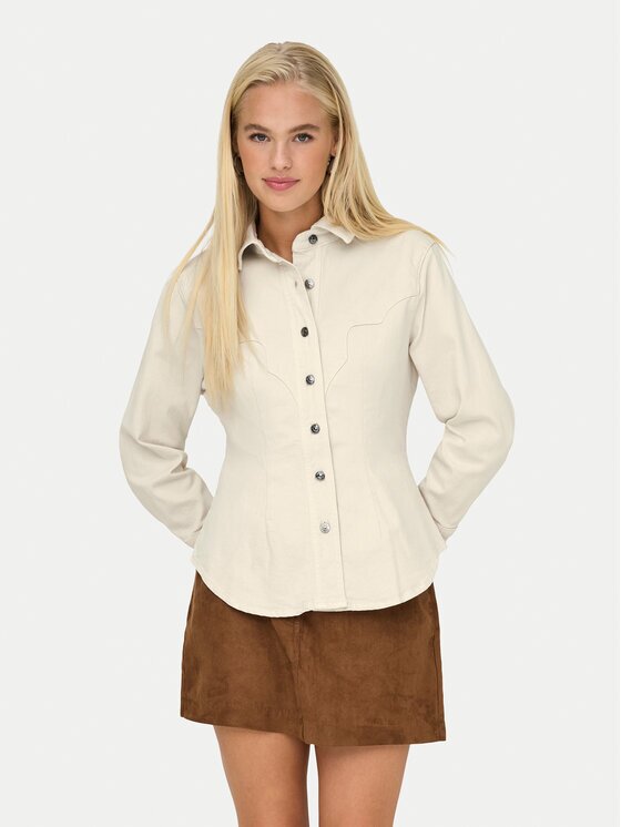 Only дънкова риза Perla 15359156 Slim Fit