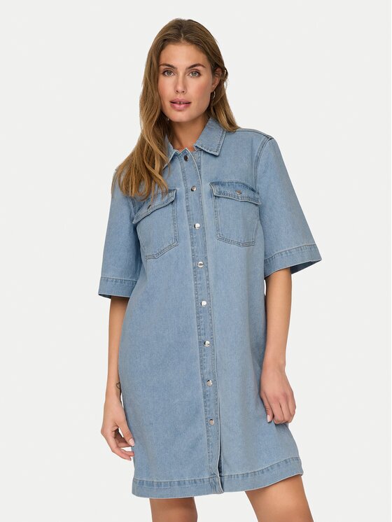 Only Дънкова рокля Belle 15324384 Regular Fit