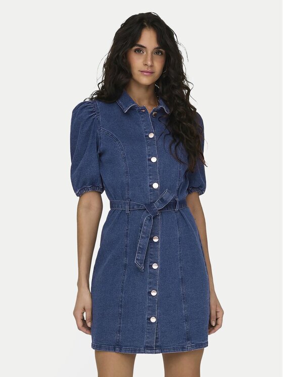 Only Дънкова рокля Vibbe 15304123 Regular Fit