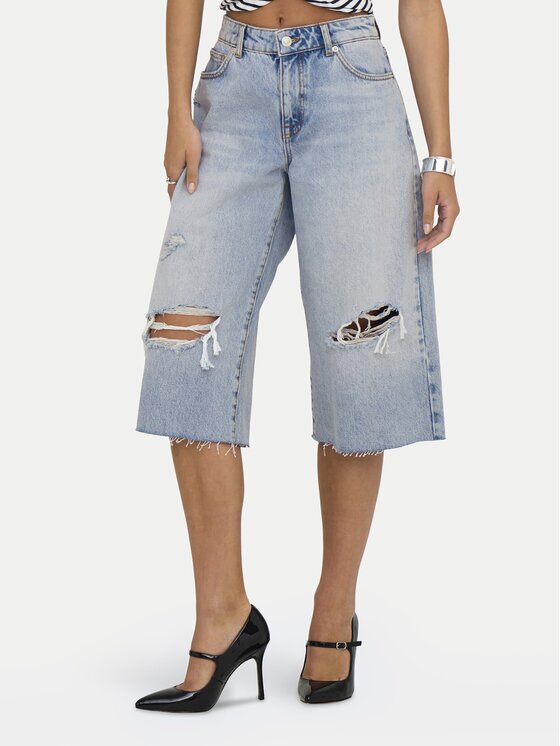 Only Дънкови шорти Cobain 15349183 Loose Fit