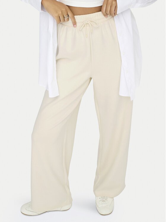 Only Долнище анцуг Scarlett 15346400 Екрю Regular Fit