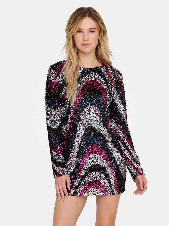 Only Коктейлна рокля Sofie 15334081 Slim Fit