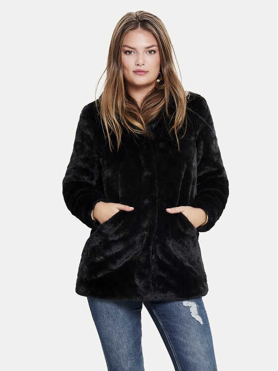 Only Кожено палто Vida 15164600 Regular Fit