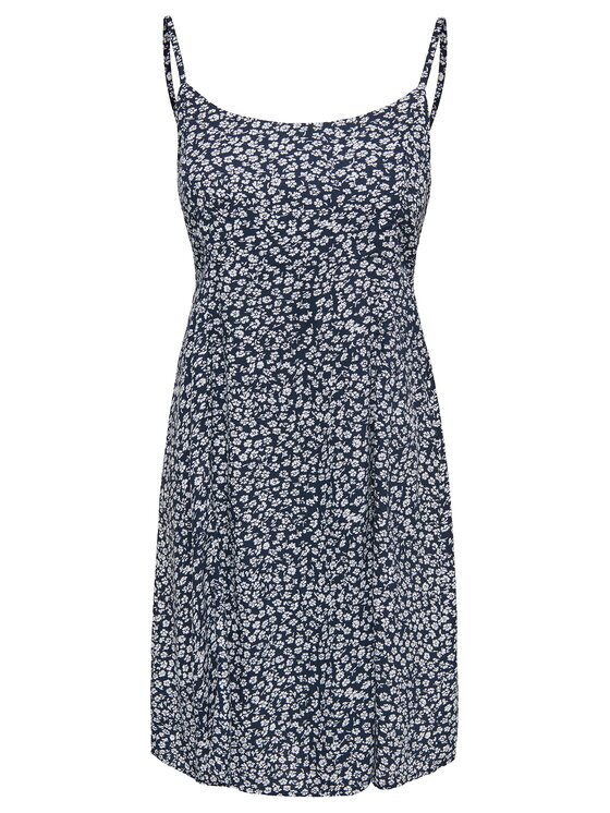 Only Лятна рокля Liana 15375233 Тъмносин Standard Fit