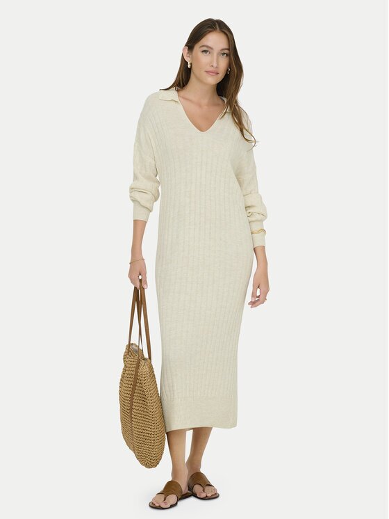 Only Плетена рокля Tessa 15353117 Regular Fit