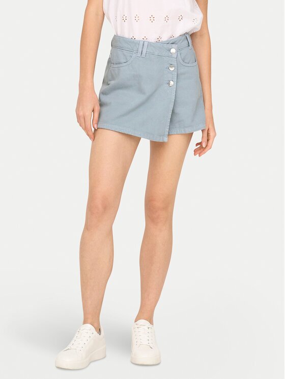 Only Пола-шорти Milly 15338617 Светлосиньо Regular Fit