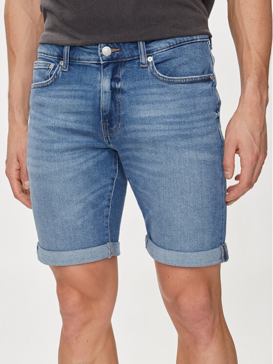 Only & Sons Дънкови шорти Ply 22028772 Slim Fit
