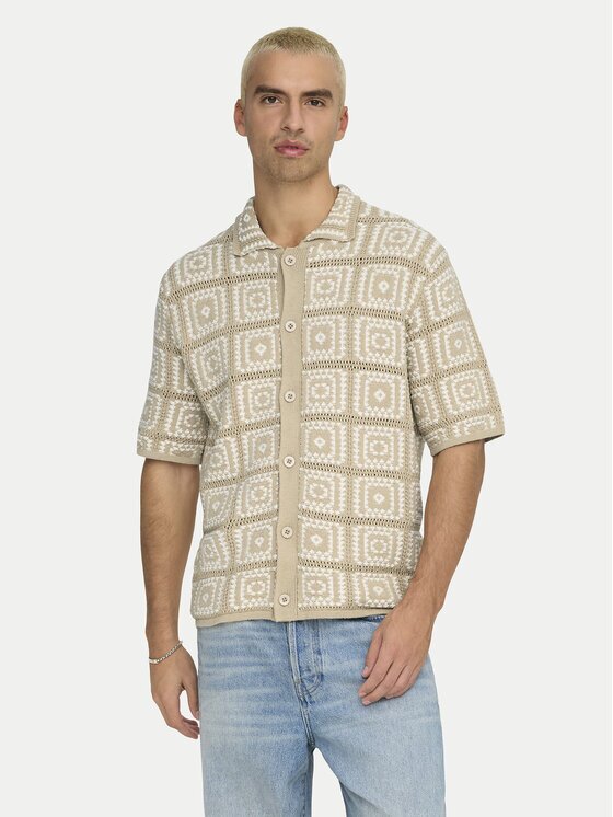 Only & Sons Риза Bart 22033329 Relaxed Fit