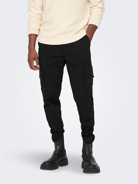 Only & Sons Текстилни панталони 22025431 Tapered Fit