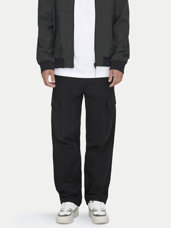 Only & Sons Текстилни панталони Ray 22028640 Loose Fit