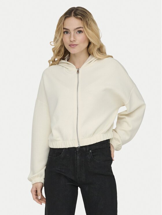 Only Суитшърт Scarlett 15346449 Екрю Regular Fit