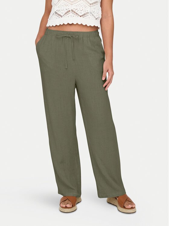 Only Текстилни панталони Siesta 15322263 Straight Fit