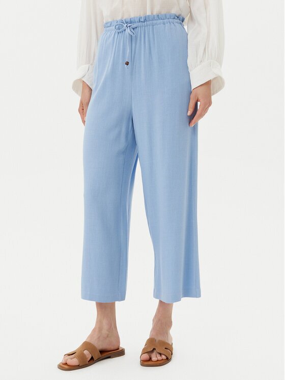 Only Текстилни панталони Solvi 15338672 Cropped Fit
