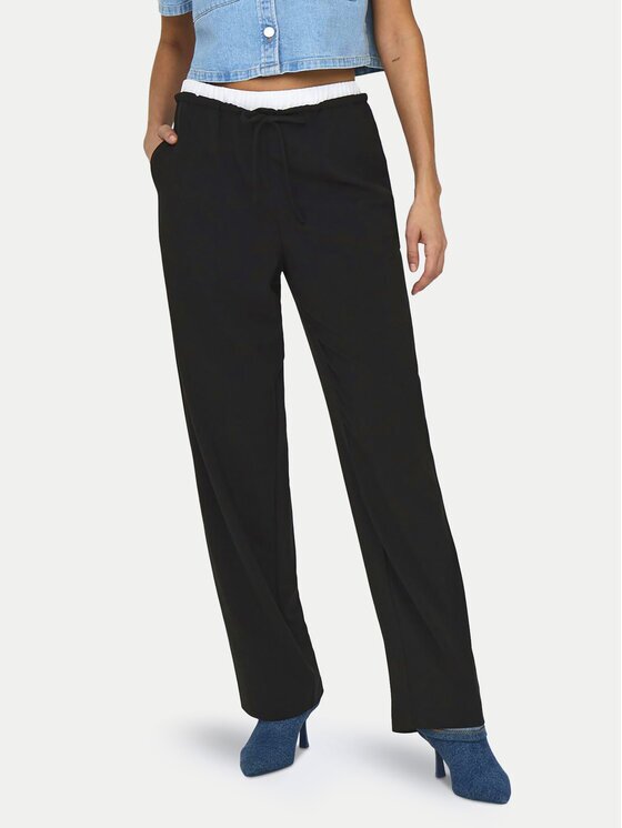 Only Текстилни панталони Tille 15338509 Straight Fit