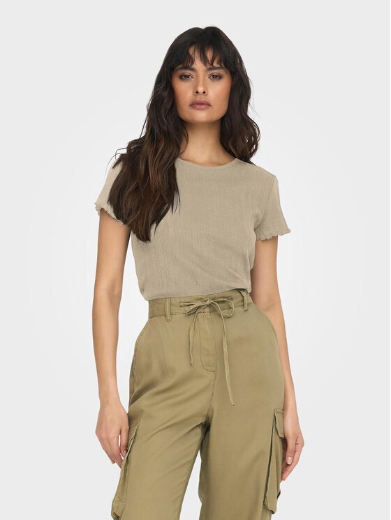 Only Тишърт Carlotta 15256154 Tight Fit