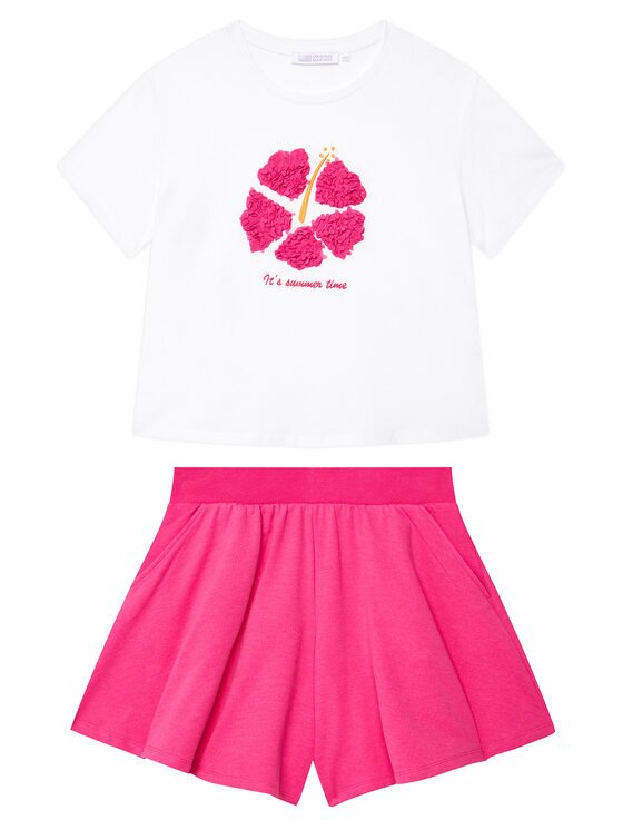 Original Marines Комплект тишърт и панталонки DFP5294YF Цветен Regular Fit