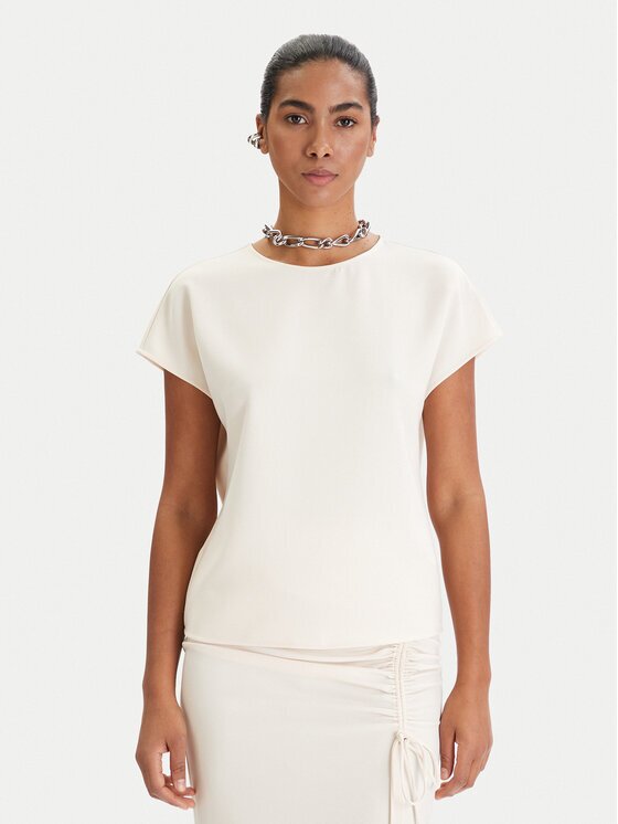 Patrizia Pepe Блуза 8C0848/A701-W409 Екрю Regular Fit