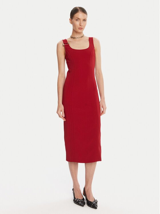 Patrizia Pepe Коктейлна рокля 8A1514 A6F5 Regular Fit