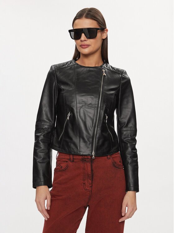 Patrizia Pepe Кожено яке CO0361/L1HZ-K103 Regular Fit