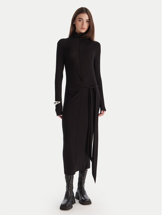Patrizia Pepe Плетена рокля 2A2958 J337 Regular Fit