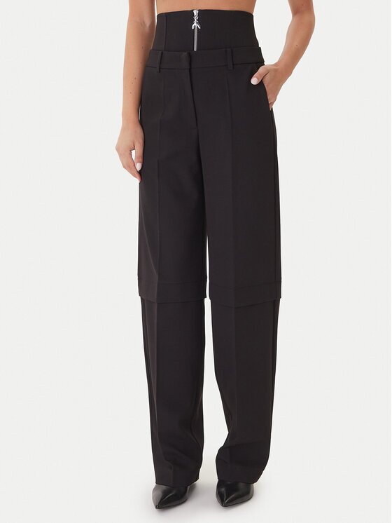 Patrizia Pepe Текстилни панталони 2P1706 A498 Regular Fit