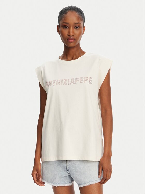 Patrizia Pepe Тишърт 2M4418/J295-B823 Regular Fit