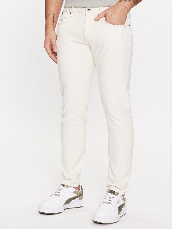 Pepe Jeans Дънки PM207390WI5 Екрю Tapered Fit