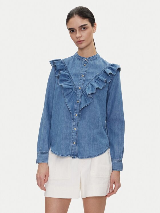Pepe Jeans дънкова риза Katia PL305092 Regular Fit