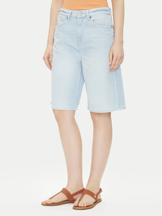 Pepe Jeans Дънкови шорти PL801176 Loose Fit