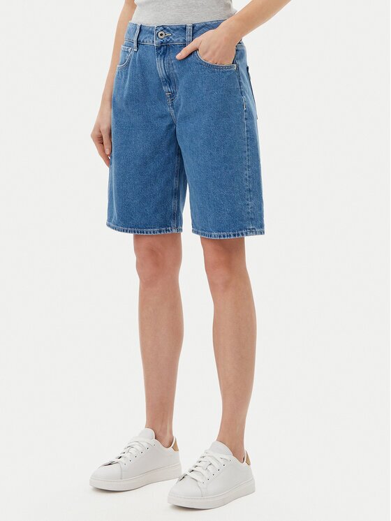 Pepe Jeans Дънкови шорти PL801189 Regular Fit