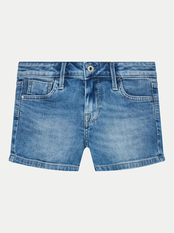Pepe Jeans Дънкови шорти Slim Short Jr PG800860MP0 Slim Fit