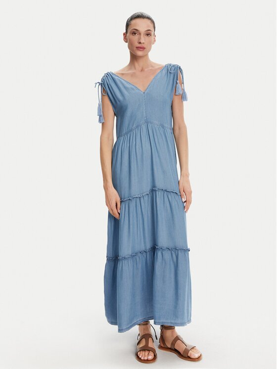 Pepe Jeans Ежедневна рокля Effie PL953664 Loose Fit