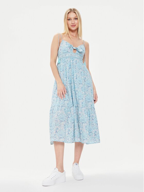 Pepe Jeans Лятна рокля Mallory Print PL953533 Regular Fit