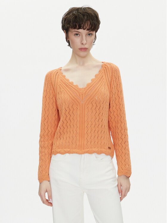 Pepe Jeans Пуловер Olya PL702288 Екрю Regular Fit