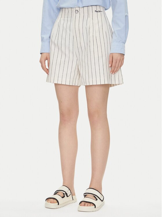 Pepe Jeans Шорти от плат Henar PL801163 Loose Fit