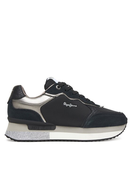Pepe Jeans Сникърси Rusper Glam W PLS600008 Черен