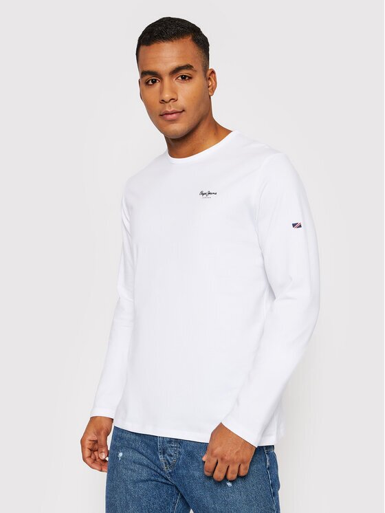 Pepe Jeans Тениска с дълъг ръкав Original Basic 2 Long N PM508211 Slim Fit