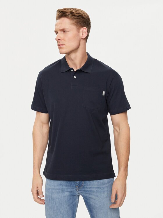 Pepe Jeans Тениска с яка и копчета Holden PM542154 Regular Fit