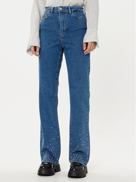 Pieces Дънки 17153496 Straight Fit