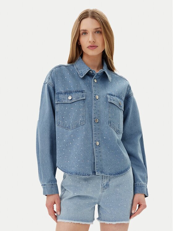 Pieces Дънково яке Tamra 17157410 Regular Fit